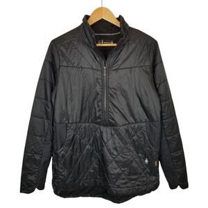 Smartwool Women's Smartloft-X 60 1/2 Zip Pullover Jacket Black Size Large
